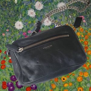 Coach Chain Strap Legacy Flight Crossbody